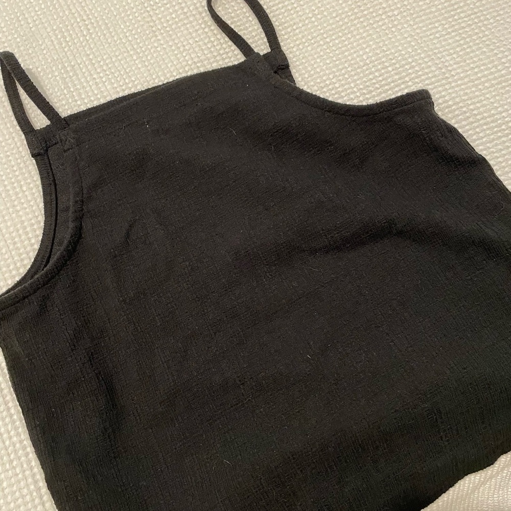 Madewell high neck textured tank top